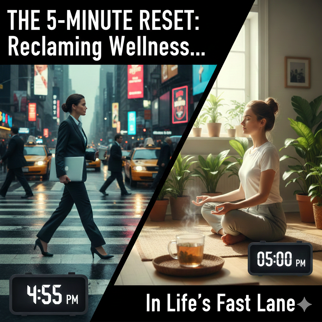 The 5-Minute Reset: Reclaiming Wellness in Life's Fast Lane