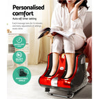Shiatsu Foot & Calf Massager – Red