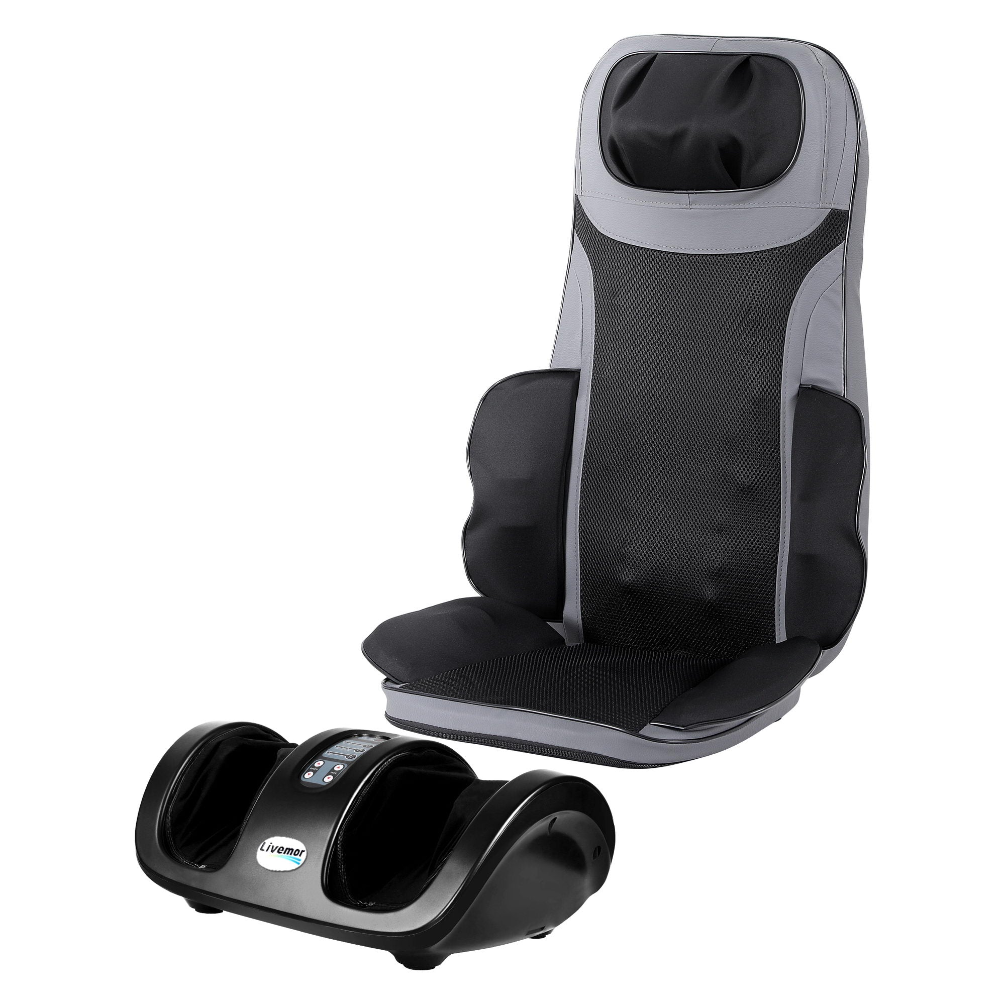 Heated Massage Seat with Foot Massager