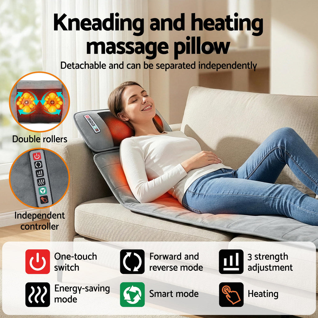 10-Node Heated Massage Mat