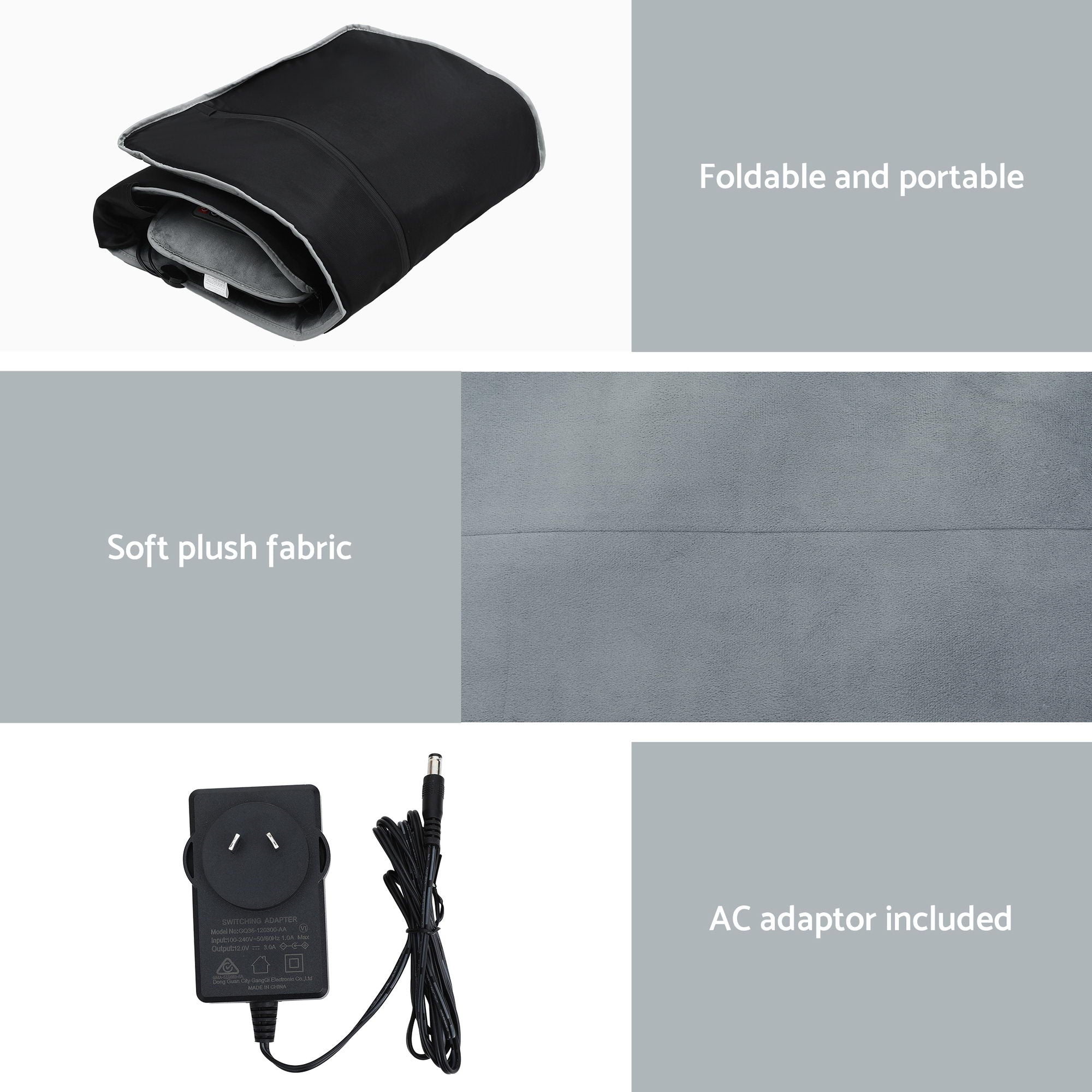 10-Node Heated Massage Mat