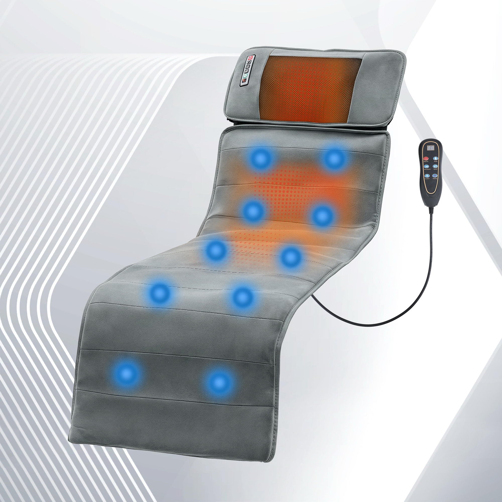 10-Node Heated Massage Mat
