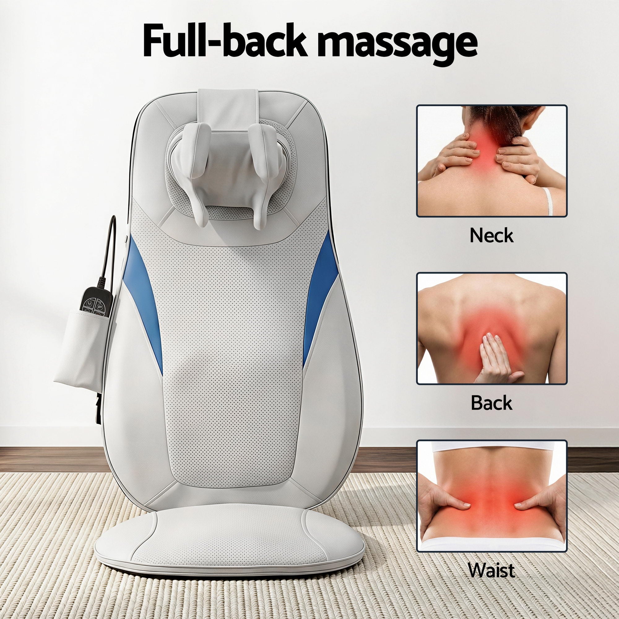3D Heated Back Massage Cushion