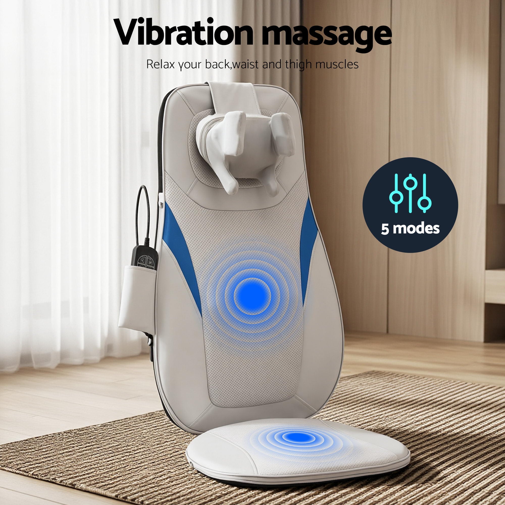 3D Heated Back Massage Cushion