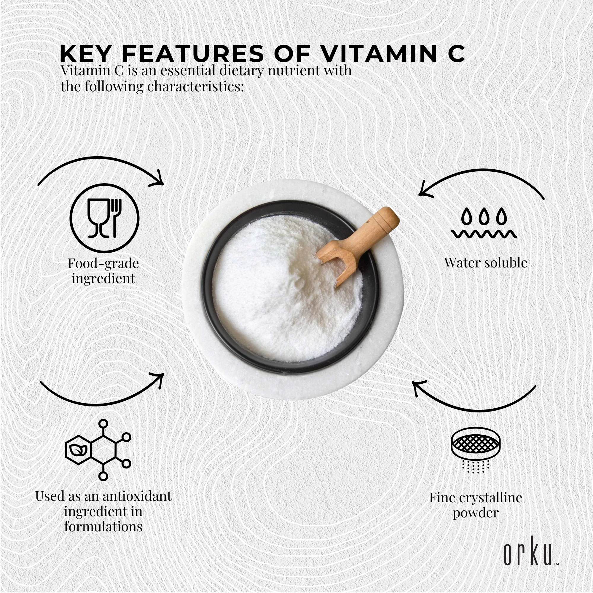 Orku Vitamin C Powder – 20kg