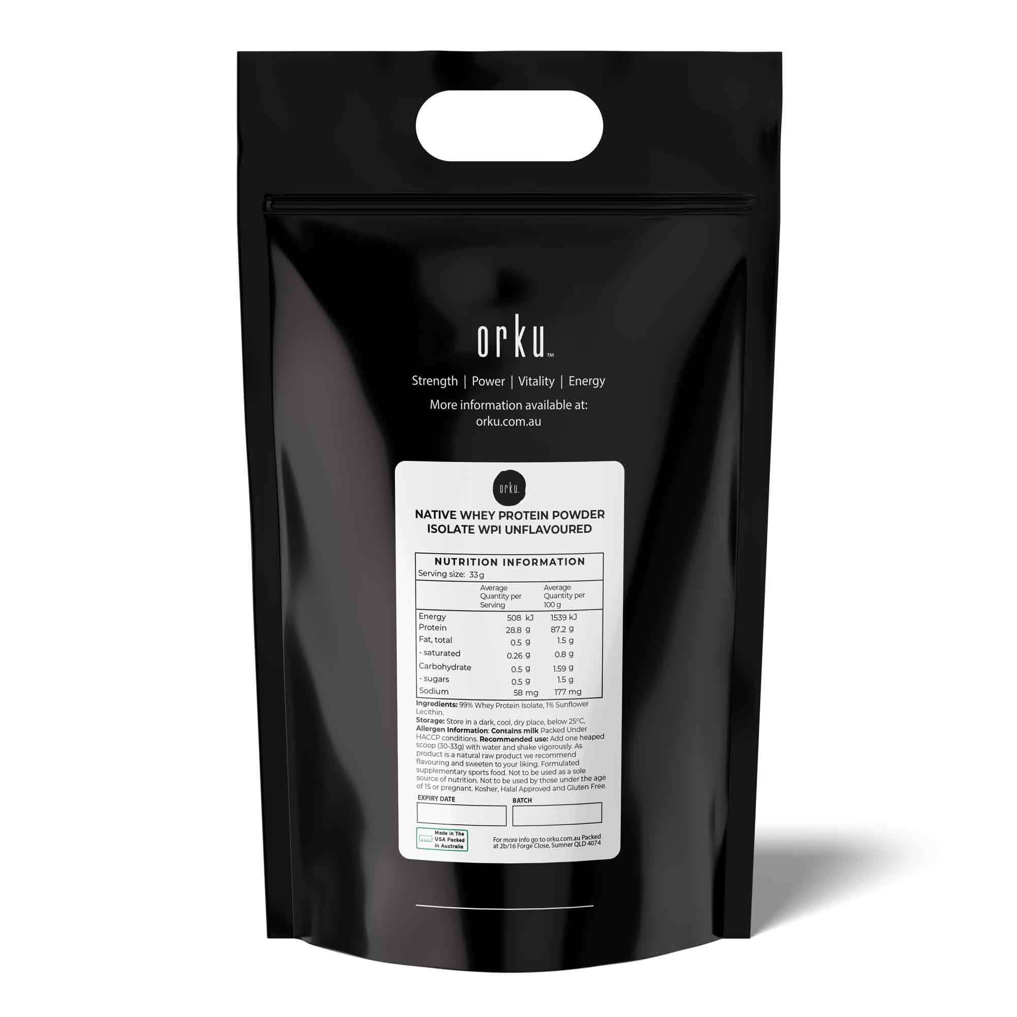 Orku Native Whey Isolate – 5kg