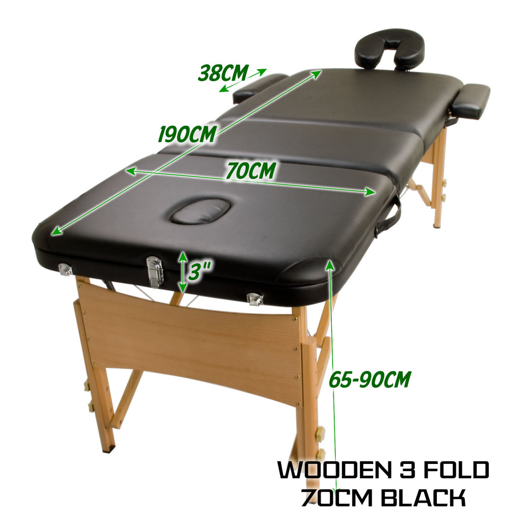 ProFold Massage Table – Black