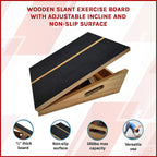 Wooden Adjustable Slant Board