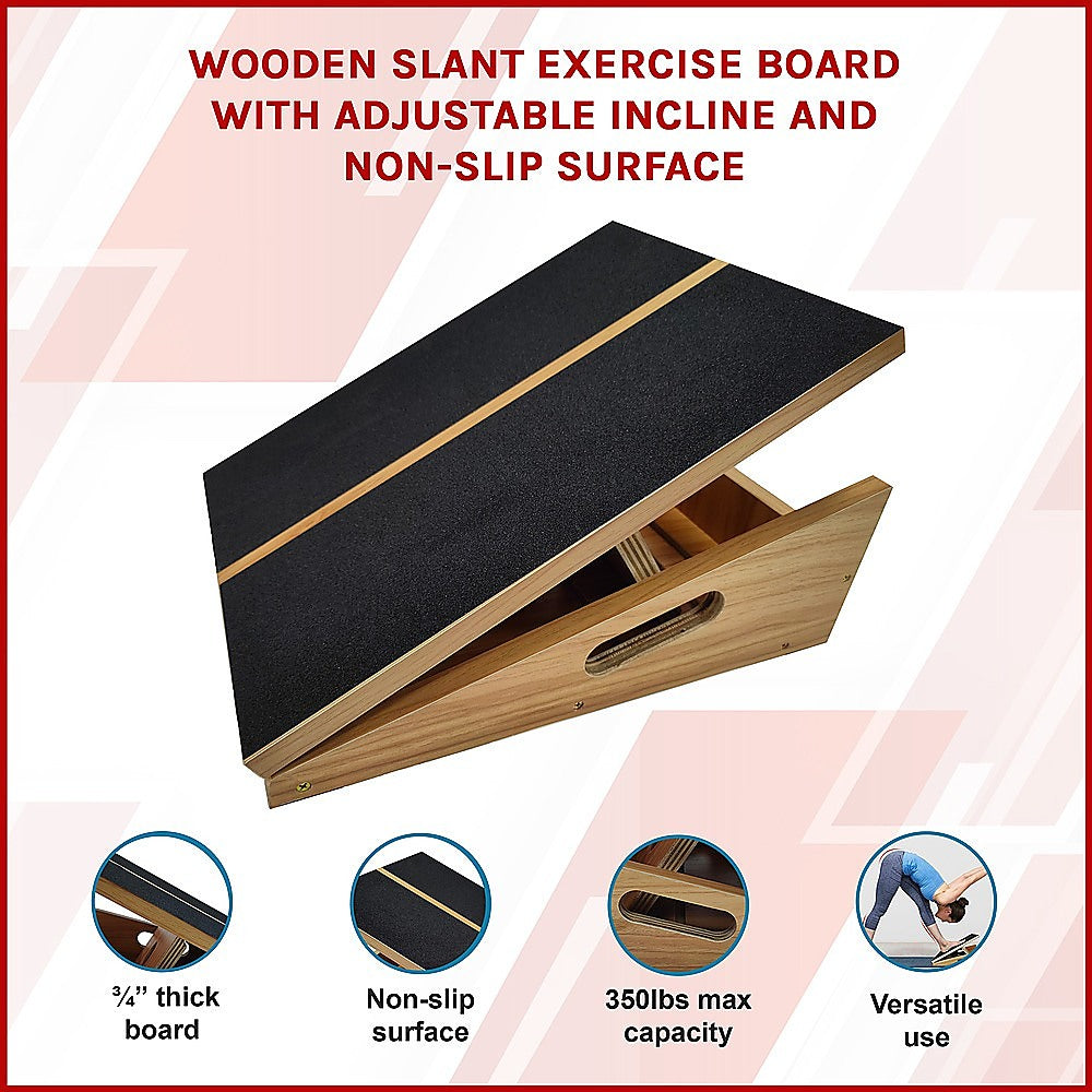Wooden Adjustable Slant Board